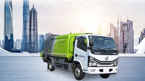 凌宇壓縮式垃圾車-固廢生活垃圾污物克星！